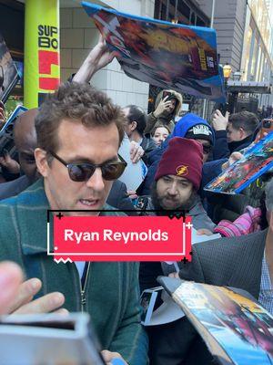 Ryan Reynolds makes public appearance in NYC amid wife Blake Lively’s legal drama 🎬 #ryanreynolds #entertainmentnews #nyc #bts