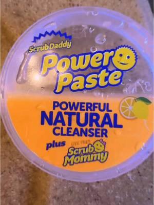 Holy Cow! Scrub Daddy power Paste! This powerful natural cleanser is amazing!!!! #powerpaste #scrubdaddy #scrubdaddypowerpaste #natural #cleaningsupplies #hardwaterstains #powerpastescrubdaddy #fyp #fyp≥ #fyp • viral #fypage #foryoupage #foryourepage #amazing #bathroomcleaninghack #grillcleaner #kitchencleaninghacks #kitchencleaning