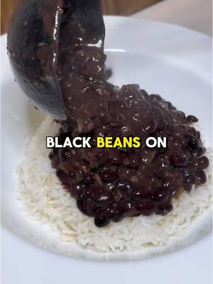 Authentic Cuban Black Beans 🫘🇨🇺 recipe ⬇️ 14 oz dried black beans 4 cups water 2 bay leaves 1 tsp salt Wash and rinse dried beans. Pressure cook all the ingredients above for 35 min. 1 medium onion, diced 1 green bell pepper, diced 4 garlic cloves 1 tsp cumin 1 tsp oregano 1/4 cups dry cooking wine 1 tsp tomato sauce or ketchup 1 tbsp white vinegar 2 tsp white sugar Salt & pepper to taste In a separate pan, sauté onion and bell pepper until soften. Add in your spices and garlic. Mix until fragrant. Incorporate the sofrito into your softened/cooked beans. Now add in tomato sauce, vinegar and sugar. Set pressure cooker to sauté and simmer on low for 15-20 or until your desired thickness. #blackbeans #riceandbeans #cuban #cubanfood #beans 