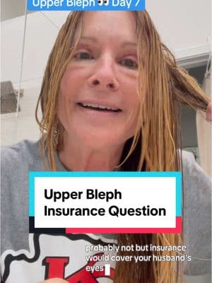 Replying to @Work In Progress my #upperbleph was #notcoveredbyinsurance I’ve talked to dozens who have had this #cosmeticprocedure and only run across one person whose insurance covered the full cost. #cosmeticprocedures #eyelidlift #plasticsurgery 