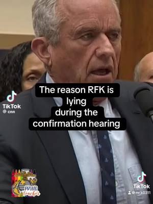 The real reason RFK was lying during his confirmation hearing. #rfk #crazy #worminbrain #science #sci-fi #usa🇺🇸 #politics #politicstiktok #humor #classroom #school #historyteacher #liar #lying #v#vaccinationm#medicalscienceb#bearincentralparks#storys#storytimen#natov#veteransagainsttrumpv#veteransagainstfacism