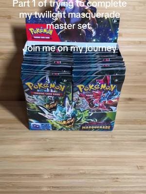 TIME TO COMPLETE THE MASTER SET!! JOIN ME ON MY JOURNEY! #twilightmasquerade #pokemon #masterset