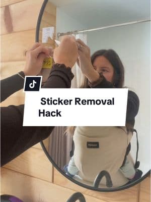 Replying to @PNWGina❤️ can’t believe it! #stickerremoval #howtoremoveasticker #LifeHack #howto 