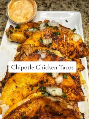 These Chipotle Chicken Tacos are too good not to share! Just don’t let nobody get a bite of your taco😂 #zaystories #chickentacos #30minutemeals #fyp #DinnerIdeas #goya @GOYA  #husbandswhocook  #5