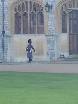 The Royal Guard, doing their thing at #windsorcastle #godsavethequeen #england #travel @Hot Totty💎👑🔥🫦🥒 