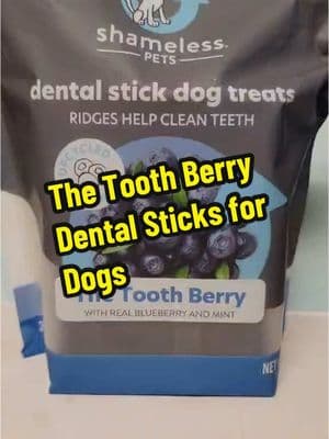 The Tooth Berry Dental Sticks 32 Stick Count Sold by Shameless Pets #shamelesspets #thetoothberry #thetoothberrydentaldogtreats #thetoothberryfordogs #dentalsticksfordogs #sophiethefrenchie #sophiethefrenchieivdd #dogsoftiktok #PetsOfTikTok @Shameless Pets 