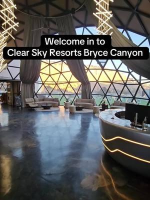 Our beautiful Welcome Dome at Clear Sky Resorts Bryce Canyon.  Start your journey here for the most unique and spectacular Bryce Canyon vacation you’ve ever seen ✨ Sleep here under the most incredible night sky and head out in the morning to nearby Bryce Canyon- it’s an other-worldly experience day and night.  Book your stay at ClearSkyResorts.com #clearskyresorts #clearskyresortsbrycecanyon #brycecanyonnationalpark #zionnationalpark #utah #goviral #fyp #traveltiktok #stargazing #brycecanyon #utahtravels #discoverutah #welcomein #yournextadventure #glamping