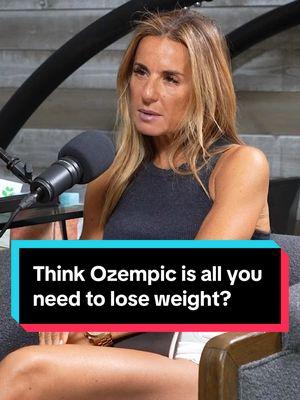 Think Ozempic is all you need to lose weight? Think again. 👆🏼 (Search ‘Dr. Mark Hyman: Why Only 6.8% of Americans are Healthy + His Recommended Anti-Aging Solutions’ on YouTube to watch and listen to the full episode now!) #habitsandhustle #drmarkhyman #markhyman #health #ozempic #semaglutide #weightloss #fatloss