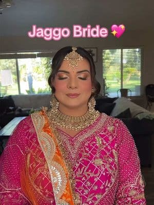 Beautiful Jaggo Bride 💖 #fyp #foryoupage #centralvalleymakeupartist #norcalmakeupartist #mua #punjabimakeupartist #pakistanimakeupartist #promua #professionalmakeupartist #bridalmakeup #makeuptutorial 