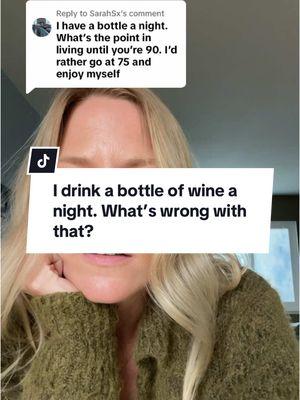 Replying to @SarahSx let’s talk about this. As a daily drinker who frequently drank at least a bottle of wine each night, I can so relate with this comment! Which is why I wanted to respond based on my personal experience, going through this and healing from excessive of drinking through naltrexone and the Sinclair method.  #fyp #wineo #bottleofwine #bottleofwinegone #🍷🍷🍷🍷🍷 #daydrinking #ineedadrink #roseallday #bottomlessmimosa #chardonnay 