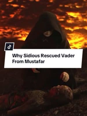 Why Sidious Rescued Vader From Mustafar #starwars #starwarslore #starwarsfacts #starwarsedit #starwarsfan #starwarstiktok #starwarsfyp #retneysholocron #jedi #sith #fyp 