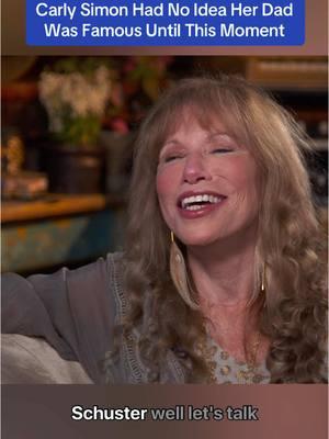 Carly Simon shares the moment she realized her father was famous. #axstv #carlysimon #classicrock #hardrock #softrock #jamestaylor #popmusic #folkmusic 