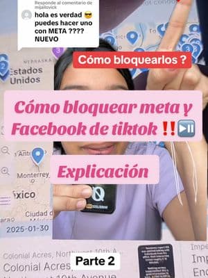 Respuesta a @mijailovick COMO BLOQUEAR FACEBOOK Y META DE TIKTOK ‼️⏯️✅🔥#greenscreen #comohacerlo #tutorial #hacks #comobloquear #meta #instagram #facebook #paratodos #todos #parati #informacion #informacionimportante #informacioninteresante #alerta #atencion #parte2 #new #news #eeuu #noticiaseeuu #noticiasusa #noticiasestadosunidos #noticiasen1minuto #noticiasdeultimahora #destacar #hispanos #migrantes #comunidadinmigrante #comunidadhispana #hispano #inmigrantes #deportacion #deportaciones #deportacionesmasivas #trucos #informacionquenecesitamos #informacionesmundiales #quepasaenelmundo #paratii #paratiusa #paratii #paratiiiiiiiiiiiiiiiiiiiiiiiiiiiiiii #fypusa #fypシ #fypage #fypシ゚viral #fyppppppppppppppppppppppp #fy 