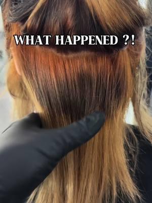 WHAT HAPPEND !!  Sometimes things happen !! Partnering with @SalonCentric for this !  . . . #hairttransformation #ad #saloncentricpartner #hair 