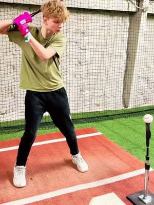 @maliek. 🐼 in his happy place! #justbreath #baseball #hitting #littlesesh #BAM #voodoo #cage #tee #fronttoss #fyp #doingwhatheloves 