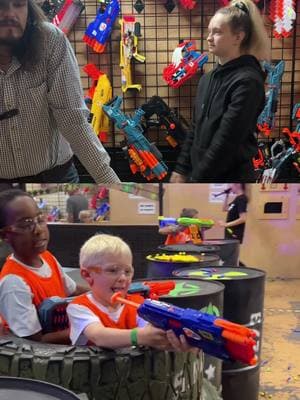 📢 Book today by heading to the link in our bio! 📢 Looking for an affordable way to have fun? For just $30, you and a friend can enjoy 2 hours of Nerf battles! 🎯💥 Every weekend in February, bring the kids, grab a blaster, and jump into the action on the public battlefield in Denton! Don’t miss out on this 50% off 2 player package deal! Tag a friend who needs a fun day out! 🎉 #TheBattlefield #NerfWars #FamilyFun #EpicBattles #IndoorActivities #AffordableFun