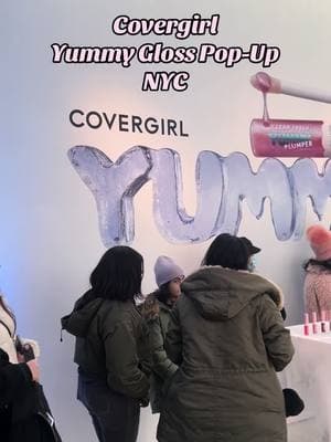 Attended such a fun pop up event in NYC to launch @COVERGIRL new lipgloss line Yummy. So worth it the hype 😍 #fyp #foryou #covergirl #nyc #yummygloss #yummyplumpergloss 