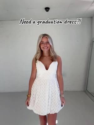 Graduation Dresses & Bridal Dresses! Available in our Bridal Collection 🤍 #whitedresses #graduationdress #bridedress #cutedress 