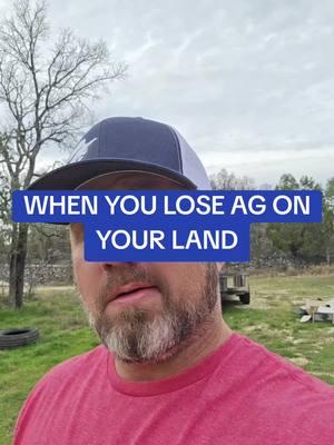 Losing your Ag Exemption in Texas #Texas #agexempt #propertytaxes #agexemption #jamesbigleyranches #texastaxes #ownland #landowner 