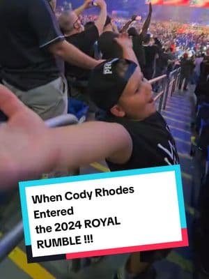 Cody Rhodes enters the 2024 WWE Royal Rumble #codyrhodes #codyrhodeswwe #RoyalRumble #WWE #worldwrestlingkid #wrestletok #fyp #foryoupage #onthisday 