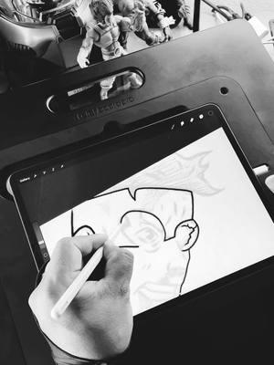 Your true education begins now !  . Oooh it almost time for #season3 of #invincible ! Here is an artwork piece I did on the iPad pad pro with procreate in my studio. That’s the #sketchboardpro that is resting in.  Make sure to check out the complete artwork and how it came out cause this is just a sketch portion. I finished it and turned it into a custom printed mousepad.  . #thinkmark #whydidyoumakemedothis #yourenotlistening #omniman #sketchboardpro #mystudio #whereicook #timetocook #cookingclass #artist 