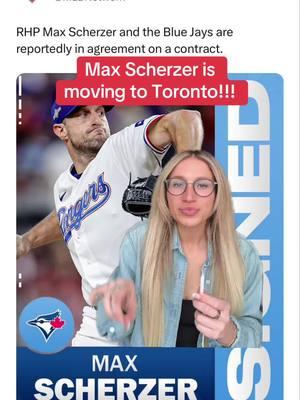 How are we feeling about mad max in a Blue Jays uniform?? #MLB #baseball #bluejays #toronto #torontobluejays #maxscherzer #mlbnews 