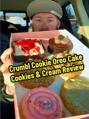 @Crumbl Cookies @OREO Cake Cookies & Cream Review Cheat Meal!  #crumblcookies #cookies #oreo #cake #cheatmeal #review #cookiesandcream #Foodie #preworkout #muscle #bodybuilding #workout #training #lifting #exercise #routine #fitness #FitTok #GymTok #impossibleisnothing 