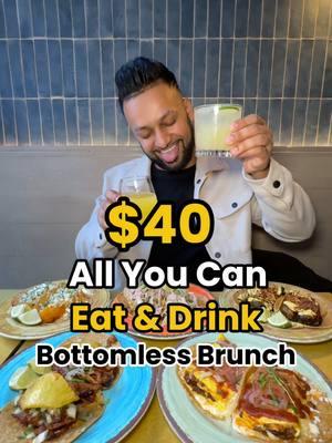 Best All You Can Eat Deals: Episode 23 @TacoVision  Tacovision just lowered this deal by $8 to account for congestion pricing, so you can now get AYCE tacos and endless brunch cocktails while enjoying a lit DJ, for only $40/pp 🙌🏽 #ayce #allyoucaneat #allyoucaneattacos #bottomlessmargaritas #aycetacos #aycedeals #nycrestaurants #allyoucaneatdeals #aycespots #nycdeals #allyoucaneatrestaurant #tacovisionnyc #bottomlessbrunch #nycbrunch #nycpartybrunch #bottomlessbrunchnyc  