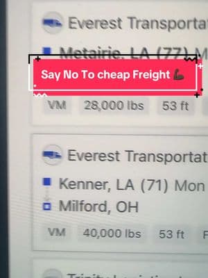 Say No To Cheap Freight 💪🏿🚛  #trucadao #choraboy #gasprices #keeptrucking #trucking #trucks #fuel #18wheeler #truckingindustry