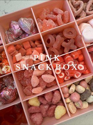 Pink snack box restock 💖🍬  Which candy would you try first? 😋💕 #restock #candy #valentines #asmr #asmrrestock #restockasmr #satisfyingvideo #thatgirl #aesthetic #pinkrestock #pink #sweettooth #organizedhome #snacks 