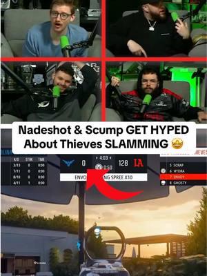 Nadeshot & Scump GET HYPED About Thieves SLAMMING at Major 1 🤩 #cod #bo6 #codleague #ranked #nadeshot #scump 