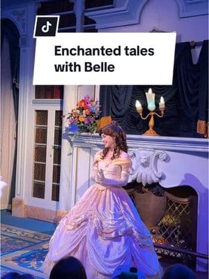 Have you been to Enchanted Tales with Belle? It’s one of my favorite hidden gems in Magic Kingdom! #magickingdom #disneyparks #creatorsearchinsights #traveladvisor #belle #enchantedtaleswithbelle 