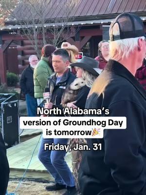 🌷SAND MOUNTAIN SAM DAY: Did you know that North Alabama has its version of Groundhog Day? ☁️ Each year, an opossum, named Sand Mountain Sam, emerges from a whiskey barrel to predict the weather.  The event takes place TOMORROW, January 31!  📍Old Mill Park, Boaz, AL ⏰ 7:45AM Sam predicted an early spring last year. Take your guess on what he’ll predict this year in the comments👇  #sandmountainsam #huntsvillealabama #huntsvilleal #alabama 