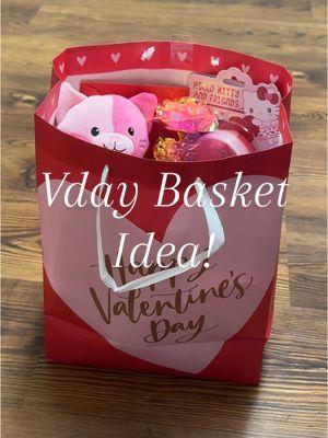 Valentine’s Day Basket!  #ValentinesDay #vday #vdaygift #vdaygiftsideas #vdaygiftforkid #vdaybasket #valentinesdaygift #valentinesdaybasket  Valentine’s Day basket for girl  Vday basket for girl  Vday basket for kid  Valentine’s Day gift for daughter 