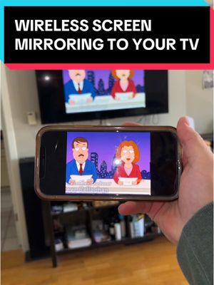 Replying to @DannyDan they just released the wireless version so now you can screen mirror without that annoying cord #screenmirrorring #phonemirroring #screenshare #screencast #phoneaccessories 