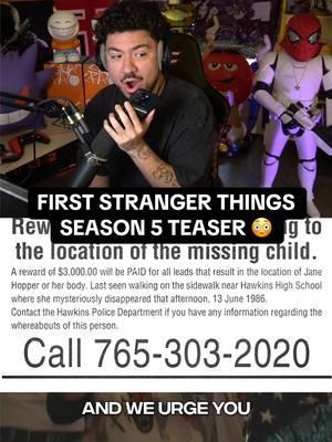 FIRST TEASER FOR STRANGER THINGS SEASON 5 😭 #strangerthings #eleven  CALLING THE PHONE NUMBER ON THE MISSING POSTER 😳