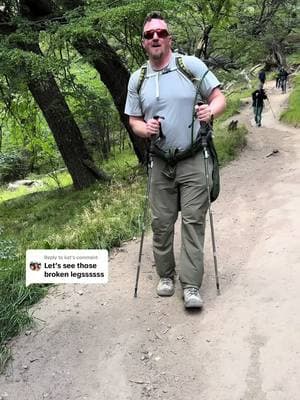 Replying to @kat Jeffs legs broke on the way down 😂 #Hiking #patagonia #mountfitzroy #patagoniaargentina 