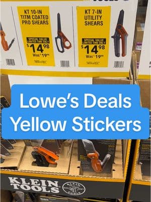 Lowes Deals Today! #lowes #lowestprice #lowesclearance #loweshomeimprovement #clearance #kleintools #dealsforyoudays #dealoftheweek 