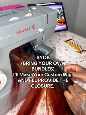 It’s that simple. New or used bundles.  Bring them! Or mail them and I’ll provide the closure.  You want a middle part? Or a deep side part?   Closure choice? All #hdlace  2*6 5*5 Extra for 6*6 and 7*7  🔗 in bio #closurewig  #wig #lacewig #customwigs #wigmaker #customwigmaker  #creatorsearchinsights 