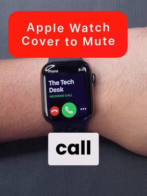 Instantly Silence Calls on Your Apple Watch! #AppleWatch #iPhoneTips #SmartWatch #TechHacks #AppleWatchTricks #iOSTips #TechTips #AppleHacks #iPhoneHacks #AppleWatchLife 