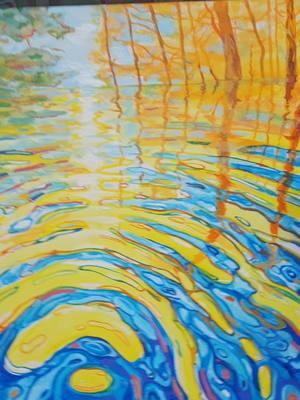 #ripples #water #lake #waterart #landscape #fineart #impressionist 