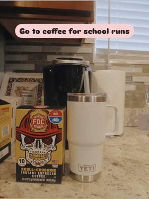 #makeacoffeewithme #gotocoffee #firedepartmentcoffee #schoolrun #singlemom #momlife #schoolmorning #instantespresso #icedcoffee #chobanicreamer #myfavorite #contentcreator #raceto10k @Fire Department Coffee @YETI @Chobani @Califia Farms 