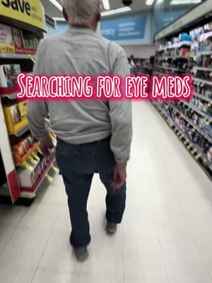 We had to go search for some medicine to help with the pain from something that he has under his eye. #mrken #walgreens #medicine #hisworld #stye #eye 