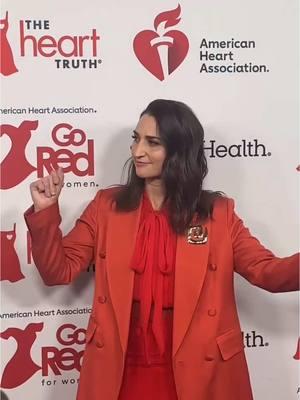 Sara Bareilles is levitating tonight at the American Heart Association #RedDressCollection. 💃