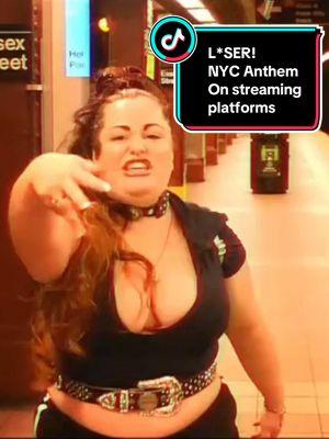 L*SER! GET AWAY FROM ME! 💋👠🎤 The NYC ANTHEM 🗽(if you can fake it here you can fake it anywhere!) prod by @vyle  #nyc #bowery #les #subway #jmz #newyork #hiphop #boombap #undergroundrap #altrap #punk #alternative #warriors #femalerapper #lyrics #singalong #anthem #pretty #music 