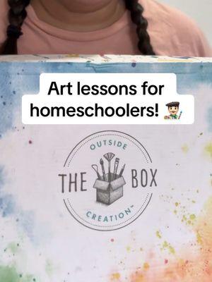 @OutsidetheBoxCreation makes art lessons easy for a busy non artsy mom like me 😆 #outsidetheboxcreation #artlessonsforkids #homeschoolart #homeschoolers #homeschooling #homeschool #homeschoollessons #artforkids #homeschoolmom 