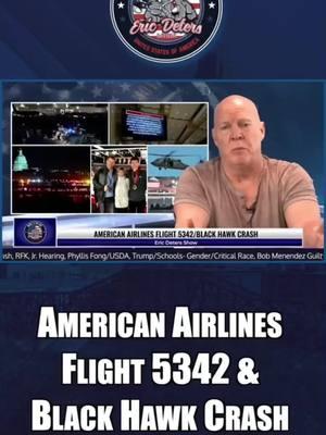 American Airlines Flight 5342 And Black Hawk Crash #blackhawkcrash #americanairlines #news #planecrash #washingtondc #ericdetersshow #fyp #foryoupage 