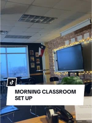 finally the last couple days of January! this month has felt 6 weeks long #teacherbeforeschool #beforethebellrings #morningclassroomvlog #morningclassroomsetup #highschoolteacher #teacherclassroomsetup 