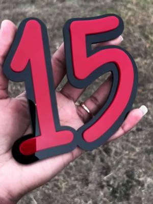 3D Layer Acrylic Number Charm For Cake 🎂 Boack And Red Acrylic With Graffiti Font  ##CreativeBaking##AcrylicArt##BasketballCakeTopper##ajuniquecreationsllc##lasercutting##laserengraving##laserwork##AcrylicDesign##3DCakeTopper##CakeDecor##BakingArt##k40##CustomCake##BasketballLovers##CreativeDesserts##CakeInspiration##PartyDecor##DIYProject##ArtisanBaker##cake##acryliccakecharm##cakenumbercharm