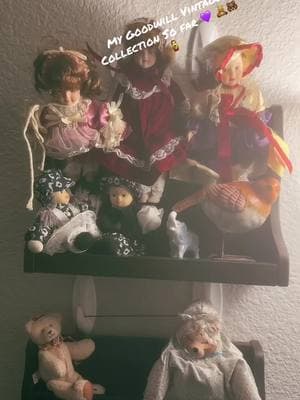 As you can tell i’m obsessed with all things bears, creepy porcelain dolls, little gadgets and pretty much anything else i can find right now in my life 😂 #goodwillfinds #goodwill #vintage #collection #collect #mycollection #knickknack #nicknacks #gadget #teddybear #teddy #porcelaindoll #dolls #haunted #haunteditems #thrift #quarrycritters #critter #beingcreativewithamy #arizona #creative #restore #antique #vintagerestoration #decorcollection #decor #trending 